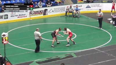 192 lbs Consi Of 8 #2 - Aiden Williams, Trinity vs Benjamin Jansen, Greencastle-Antrim