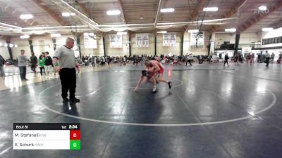 157 lbs Round Of 32 - Mason Stefanelli, Virginia - UNATT vs Kevin Schork, Maryland - UNATT
