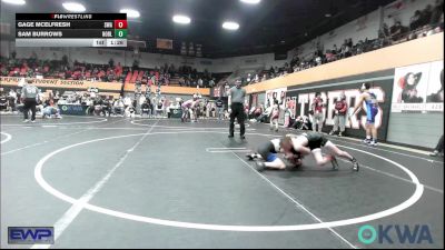 70 lbs Rr Rnd 5 - Gage McElfresh, Shelton Wrestling Academy vs Sam Burrows, Noble Takedown Club