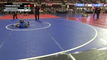 69 lbs Champ. Round 1 - Remington Ricci, Livingston Wrestling Club vs Cooper Mikkelson, Shepherd Wrestling Club