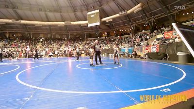 100 lbs Round Of 16 - Ryan Addis, Graham Future Falcons vs Tukker Simpson, Salina Wrestling Club