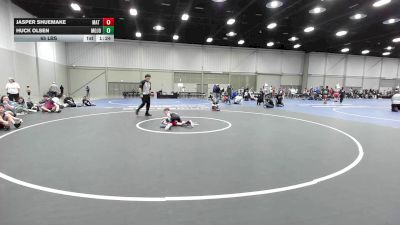 65 lbs Rr Rnd 3 - Jasper Shuemake, Mat Union Misfits 9U 1 vs Huck Olsen, Mojo 9U