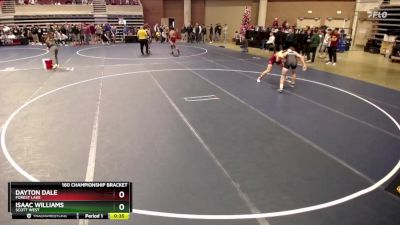 160 Championship Bracket Cons. Round 6 - Dayton Dale, Forest Lake vs Isaac Williams, Scott West