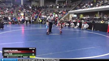 42-47 lbs Round 5 - Cosette McNiel, Nebraska Wrestling Academy vs Lola Roe, Greater Heights Wrestling-AAA