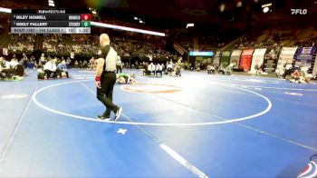 140 Class 1 lbs 1st Place Match - Keely Fallert, Ste. Genevieve vs Riley Howell, Brookfield