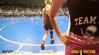 84 lbs Round Of 16 - Vera Burch, Blue Devil Wrestling vs Sanai Daniels, Team Of Hard Knox
