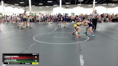 76 lbs Round 3 (6 Team) - Logan Russell, CTWHALE vs Logan Rang, Mayfield Mat Academy