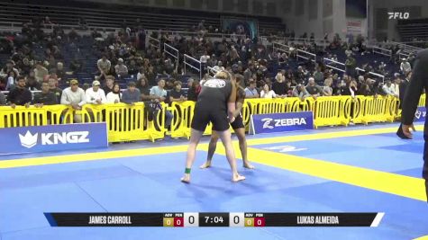 Lukas Almeida vs James Carroll 2025 Pan IBJJF Jiu-Jitsu No-Gi Championship