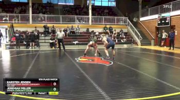 149 lbs 5th Place Match - Karsten Jensen, Southwestern Oregon Community College vs Jeremiah Miller, Umpqua Community College