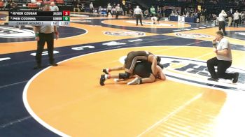 3A 215 lbs Champ. Round 1 - Ryker Czubak, Joliet (Catholic Academy) vs Phin Codinha, Glen Ellyn (Glenbard West)