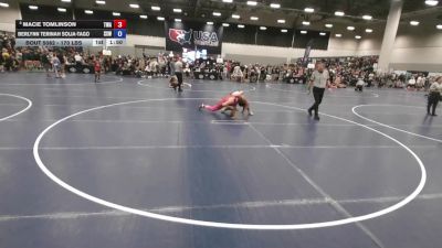 170 lbs Champ. Rd Of 32 - Berlynn TeRinah Solia-Tago, Surfside X Wrestling vs Macie Tomlinson, Thoroughbred Wrestling Academy