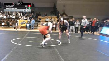 285 lbs 5th Place Match - Liam Babitt, Minnesota State Moorhead vs Stetson Davis, Sioux Falls