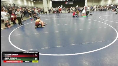 165 lbs 7th Place Match - Destan Skelly, Minnesota vs Gabe Rubino, Ubasa Wrestling Academy