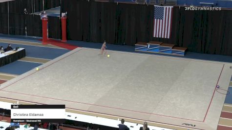 Christina Eldamaa - Ball - 2021 Rhythmic Elite Qualifier