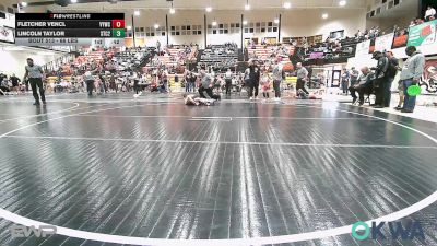 66 lbs Rr Rnd 2 - Fletcher Vencl, Verdigris Youth Wrestling vs Lincoln Taylor, Sallisaw Takedown Club 2