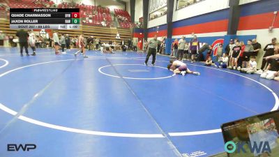 88 lbs Final - Quade Charmasson, Bristow Elementary Wrestling Club vs Jaxon Roller, Raw Wrestling Club