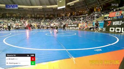 100 lbs Round Of 16 - Joe Birkett, Sebolt Wrestling Academy vs Matthew Rodriguez, RedWave Wrestling