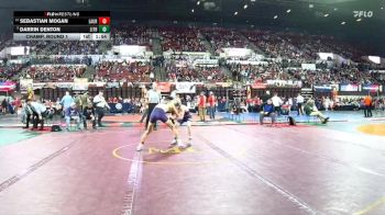 A - 132 lbs Champ. Round 1 - Darrin Denton, Libby / Troy vs Sebastian Mogan, Laurel