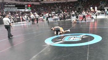 4A 132 lbs Cons. Round 1 - Quentin Spencer, Gallup vs Colt Moziejko, Artesia