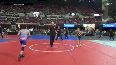 81 lbs Quarterfinal - Harold Cronk, Mountain Man vs Clay Gardner, Miles City Wrestling Club