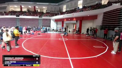 150 lbs Semifinal - Cash Reyes, Oklahoma vs Woodley Johnson, Westmoore Wrestling Club
