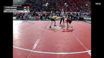 3A 126 lbs Cons. Round 1 - Ryker Hemmert, Soda Springs vs Santos Suarez, Wendell