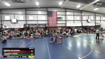57 lbs Quarterfinal - Riggins Wilkinson, JWC vs Maddox Lacrue, Westlake