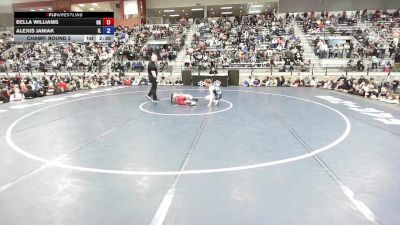 U23 Women - 59F Champ. Round 2 - Bella Williams, OK vs Alexis Janiak, IL