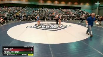 155 lbs Cons. Round 7 - Alice Lilly, South Tahoe vs Kendra Johnston, Grants Pass