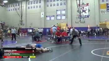 138 lbs Semifinal - Charles Randall, Cleveland vs Carson Smith, Brentwood Aca.