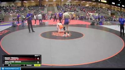 122 lbs Round 1 (4 Team) - Isaac Tindall, Yamhill-Carlton vs Benjamin Dinan, Banks