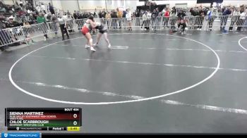 170 lbs Cons. Round 2 - Sienna Martinez, Blue Valley Southwest High School Wrestling vs Chloe Scarbrough, Doomsday Wrestling Club