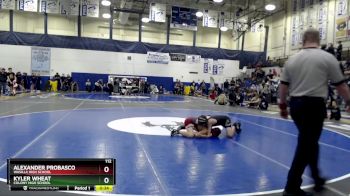 112 lbs 3rd Place Match - Kyler Wheat, Colony High School vs ALEXANDER PROBASCO, Wasilla High School