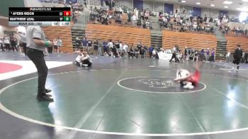 150 lbs Champ. Round 2 - Ayers Reich, Cathedral Catholic vs Matthew Leal, Villa Park