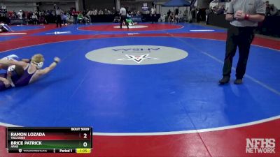 5A 120 lbs Quarterfinal - Brice Patrick, Arab vs Ramon Lozada, Tallassee