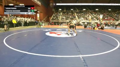 2A-150 lbs Quarterfinal - Chayce Buckner, Moorcroft vs Noah Parks, Kemmerer