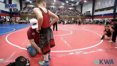 75 lbs Quarterfinal - Henry Hibdon, Barnsdall Youth Wrestling vs Caleb Andrews, Coweta Tiger Wrestling