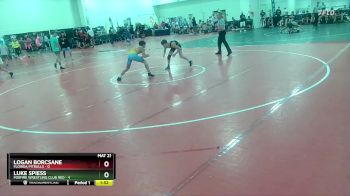 113 lbs Round 5 (16 Team) - Logan Borcsane, Florida Pitbulls vs Luke Spiess, Foxfire Wrestling Club RED