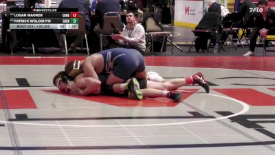 139 lbs First Round - Logan Maurer, Cumberland Valley vs Patrick Woloshyn, Council Rock South