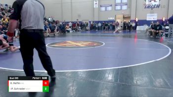 126 lbs Cons. Round 7 - Peyton Schrader, Eastside vs Hunter Heflin, Arlington