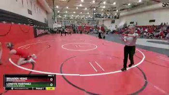 120 Boys 1st Place Match - Londyn Martinez, Pomona Elite (PWCC) vs Braaden Heinz, Brighton Highschool