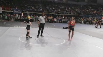 G 107 lbs Champ. Round 2 - Zoe Brown, Caddo Magnet Girls vs Mikayla Byington, St. Amant Girls