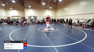 63 kg Rnd Of 32 - James Dalrymple, Regional Training Center South vs Zachary Marrero, Colorado Top Team Wrestling Club