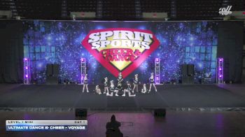 Ultimate Dance & Cheer - Voyage [2026 L1 Mini Day 1] 2026 Spirit Sports Kansas City Nationals