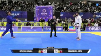 Mikael Rhaillander vs Sebastian Guevara 2026 European Jiu-Jitsu IBJJF Championship