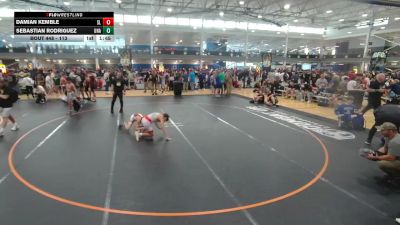 113 lbs Cons. Round 1 - Sebastian Rodriguez, Unattached vs Damian Kemble, Unattached