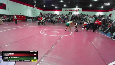 157 lbs Cons. Round 1 - Jake Felix, Downey vs Eric Rodriguez, Cajon