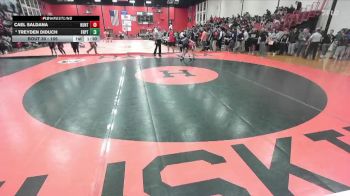 106 lbs Champ. Round 1 - Cael Saldana, HUNTLEY vs Treyden Diduch, FREEPORT (HS)