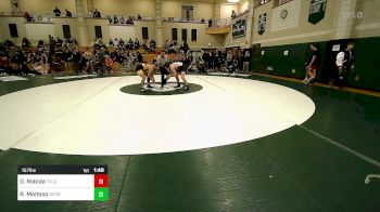 157 lbs Quarterfinal - David Robida, Tollgate vs Ryan Moitoso, Bristol County/Dighton Rehoboth