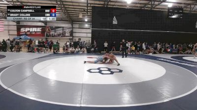 79 kg Champ. Rd Of 64 - Colton Campbell, Boone RTC vs Brady Collins, Lehigh Valley Wrestling RTC